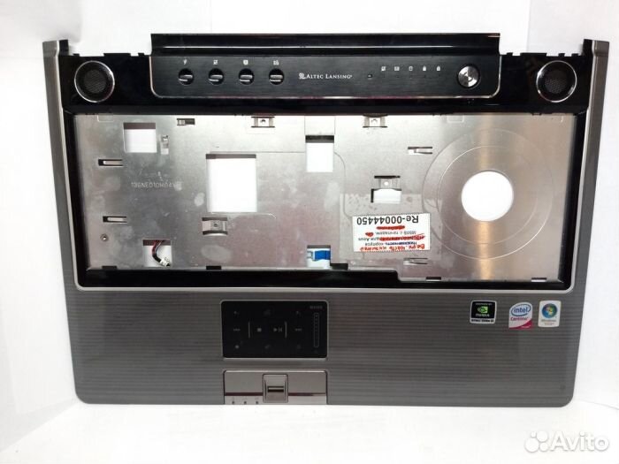 Верхняя часть нижней крышки корпуса ноутбука Asus