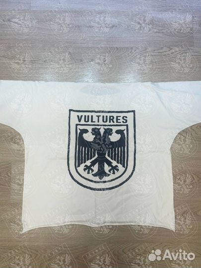 Лонгслив Yeezy Vultures Long T White Оригинал (2)