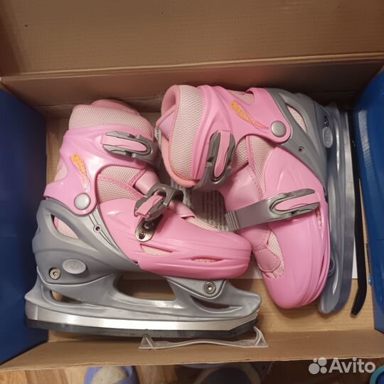 Коньки детские раздвижные35-38