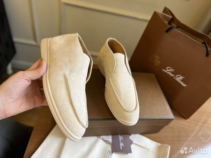 Мокасины женские loro piana высокие (36-40)