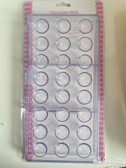 Новая пластиковая форма для шоколада