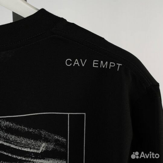 Футболка cav empt черная оверсайз