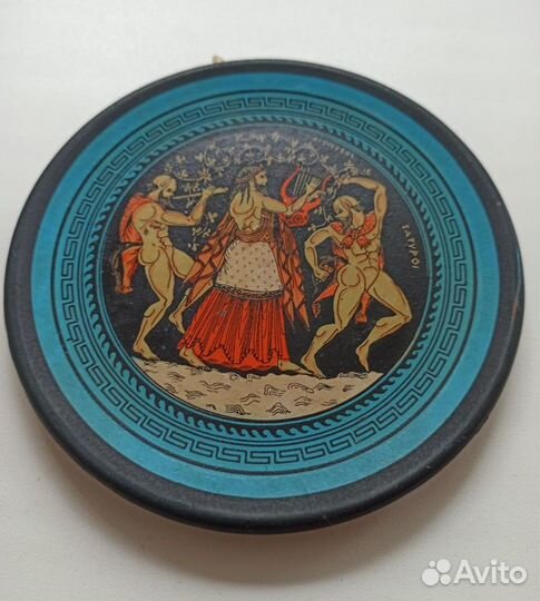 Тарелка декоративная настенная Греция