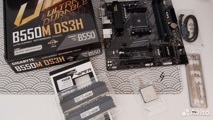 AMD Ryzen 5 5600 + B550M + DDR4 16 GB