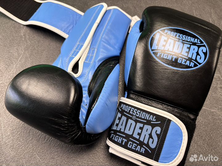 Перчатки боксерские leaders wave BK/LBL
