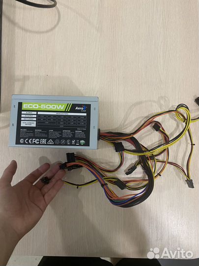 Хороший блок питания Aero cool ECO 500w