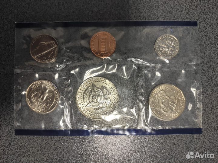 Годовой набор монет США 1981 год