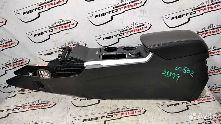 Подлокотник ford explorer U502 кожа черный S3399