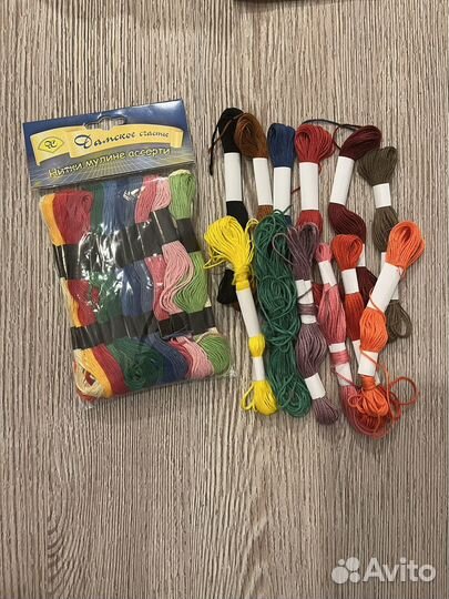 Нитки мулине пакетом