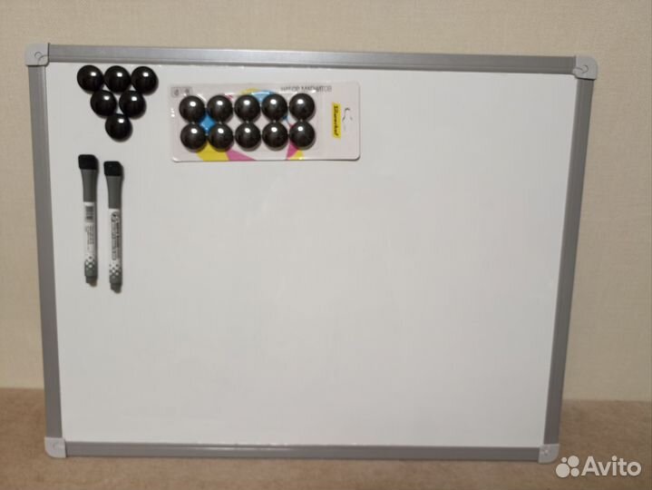 Доска магнитная маркерная алюминиевая рамка