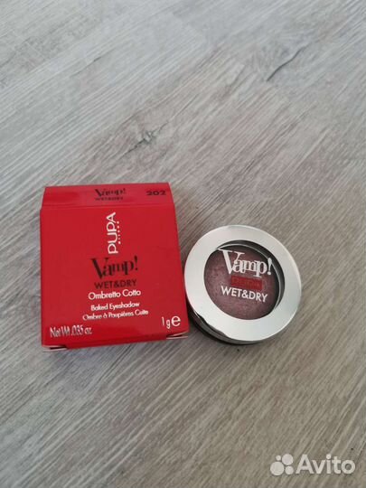 Тени для век Pupa Wet&Dry, тон 202 Barbie Girl