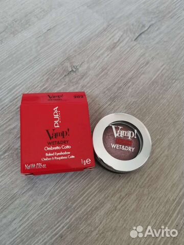 Тени для век Pupa Wet&Dry, тон 202 Barbie Girl