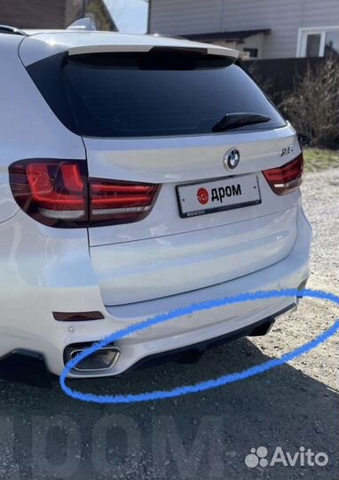 Слиттер переднего и заднего бампера BMW X5 F15