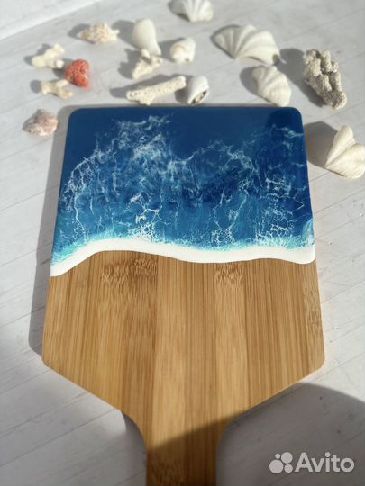 Сервировочная доска с побережьем)