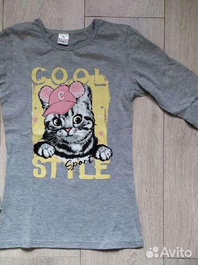 Одежда фирменная пакетом девочке р.128-140