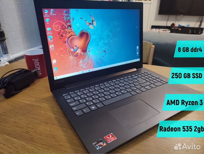 Игровой ноутбук Lenovo Ryzen 3 - аналог i5 7300U