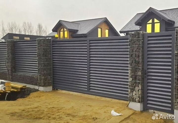 Откатные ворота в наличии