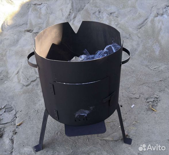 Печь дровяная для казана 10 л