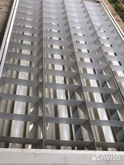 Светильник накладной потолочный 4х36W 61х123 см бу