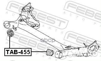 Сайлентблок задней балки TAB455 Febest