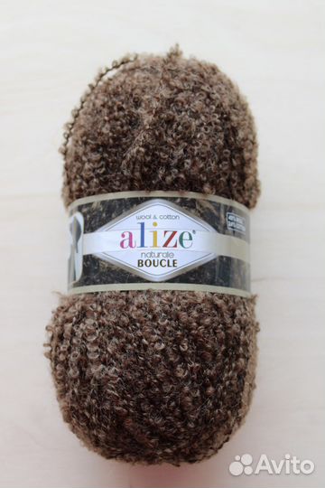 Пряжа alize boucle alpaca royal