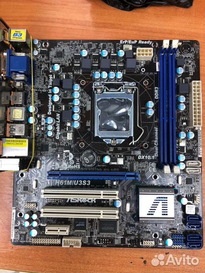Материнская плата ASRock H61M / U3S3