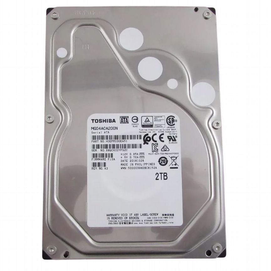 [MG04ACA200N] Жесткий Диск Toshiba 2tb Sata3 3,5" Mg04aca200n