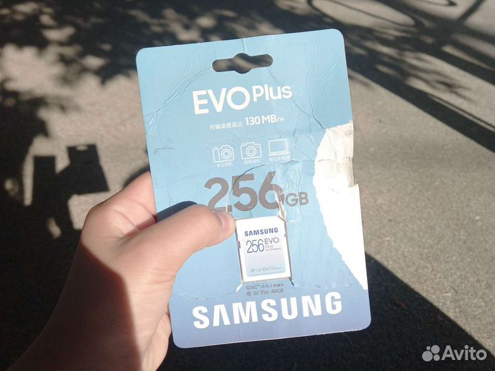 Карта Памяти Samsung EVO Plus 256gb