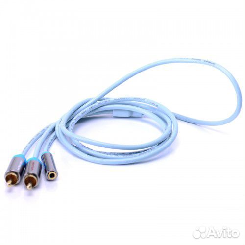 Кабель Jack (3.5mm) (F) - 2*RCA 1.0m #242862