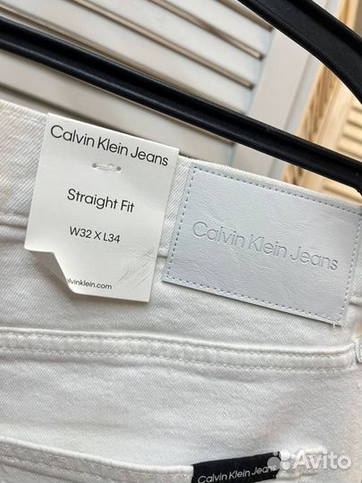 Джинсы мужские Calvin Klein W 32 (оригинал) белые