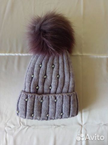 Шапка вязаная новая женская