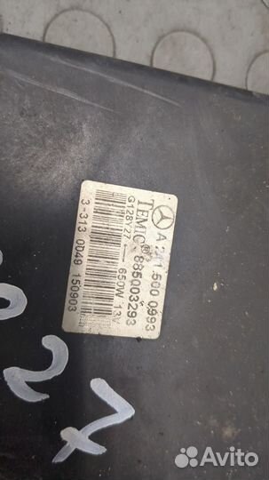 Вентилятор радиатора Mercedes E W211, 2004