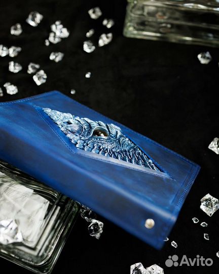 Органайзер из кожи А5. Дракон Маласса