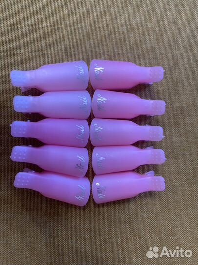 Прищепки для маникюра, 10 шт