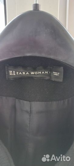 Пальто демисезон,75% шерсть, Zara,S