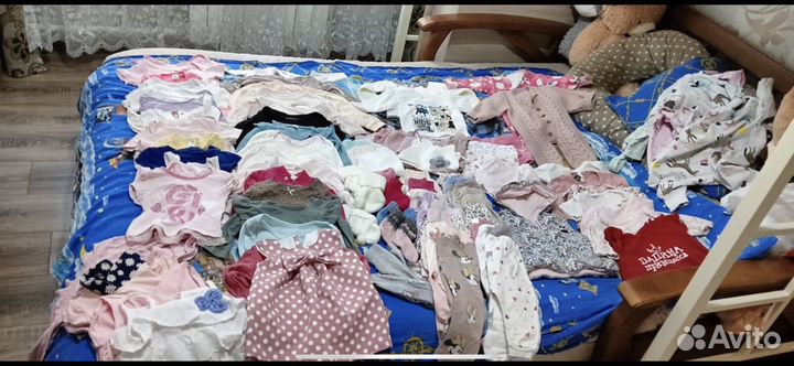 Пакет одежды на девочку 62-86