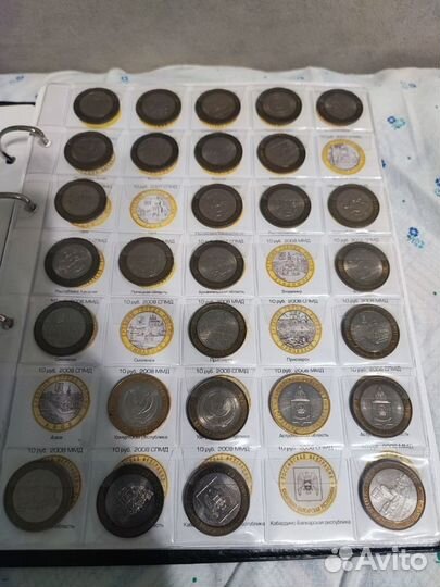 Монеты биметал и гальваника 10