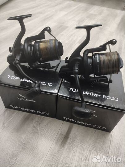 Катушки Viva Top carp 8000. две штуки