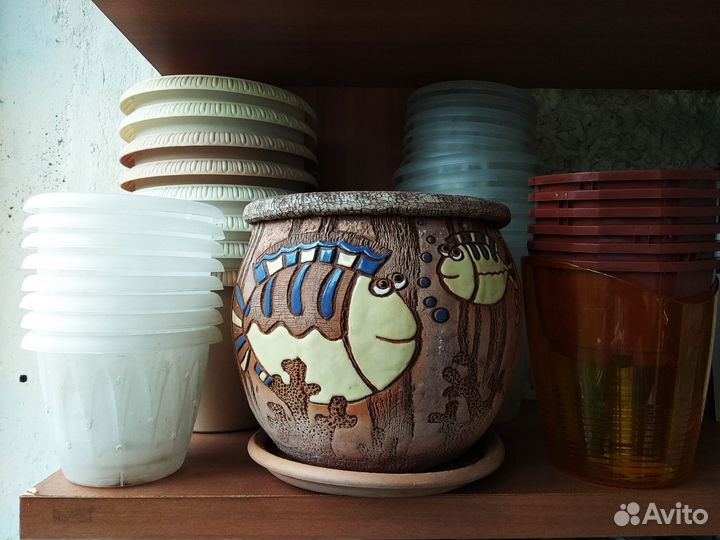 Цветочные горшки