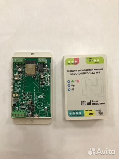 Модуль управления на газовый котел со смартфона