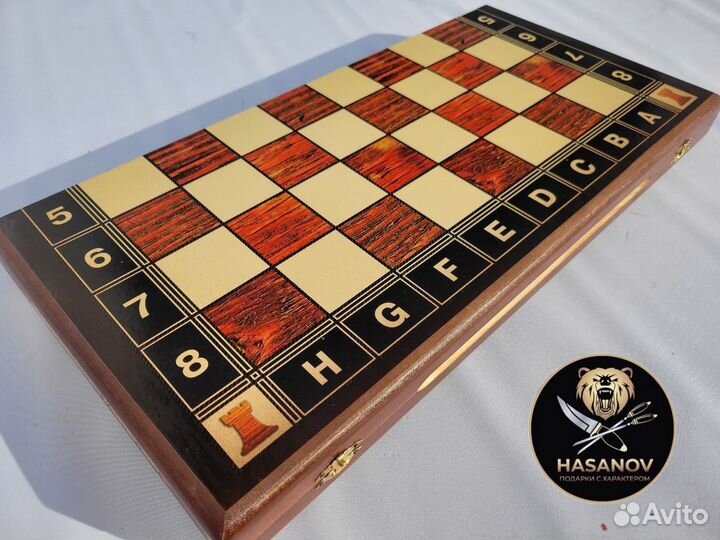 Шахматы нарды шашки 3 в 1 50смх50см