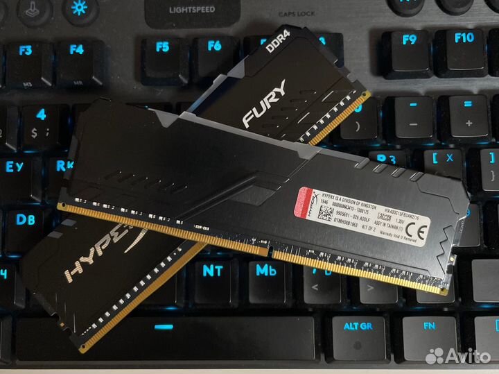 DDR4 Kingston Hyper X Fury 16Gb RGB