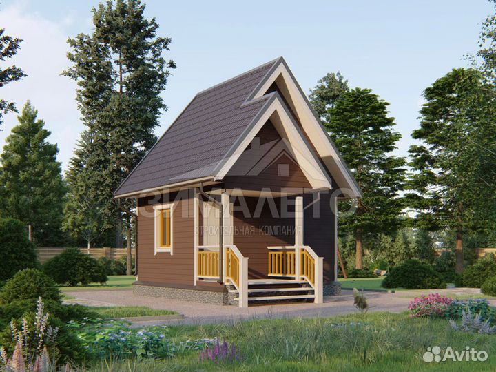 Баня каркасная под ключ