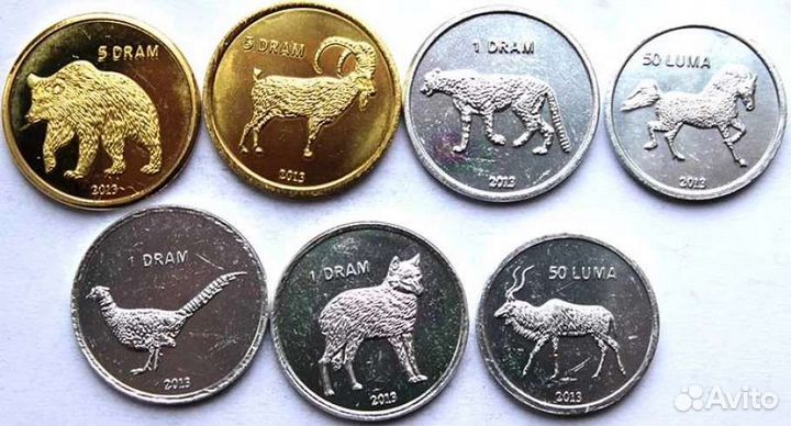 Наборы иностранных монет