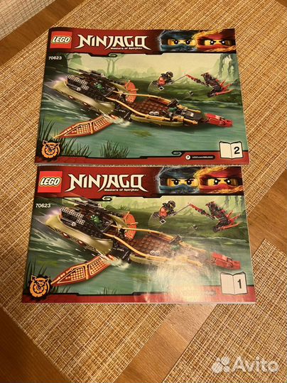 Lego ниндзяго 70623 и минифигурки