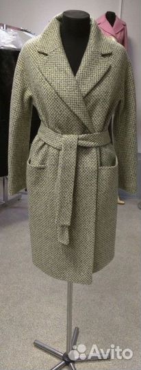 Пальто утепленное Dekka 44 р, шерсть