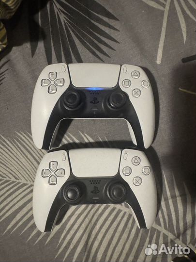 Игровая приставка ps5 с дисководом + 2 джойстика