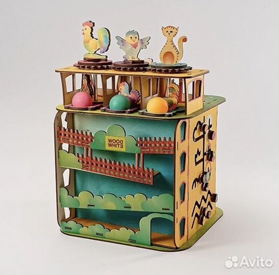 Развивающий домик бизиборд бизикуб Ферма