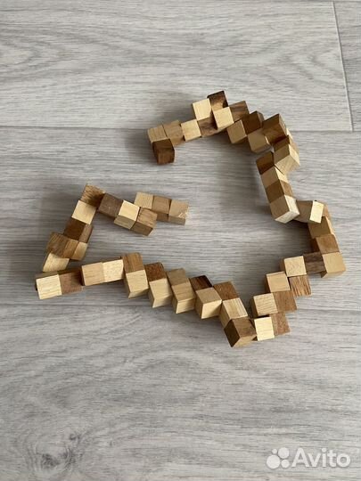 Головоломка змейка -кубик