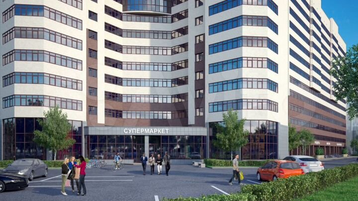 1-к. квартира, 51 м², 6/18 эт.
